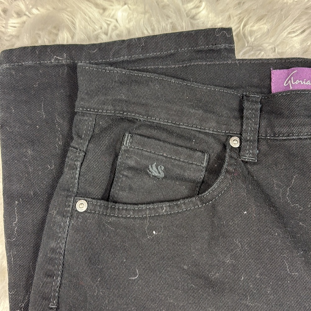 Gloria Vanderbilt Black Amanda Jeans Size 10 Missy - Picture 3 of 5